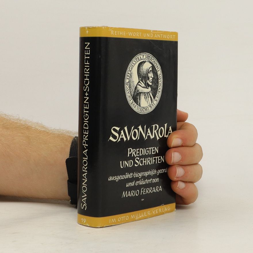 Girolamo Savonarola Predigten und Schriften