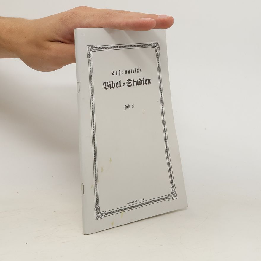 Various authors Systemtische Bibel Studien 2