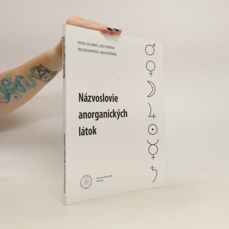 Kolektiv autorů Názvoslovie anorganických látok