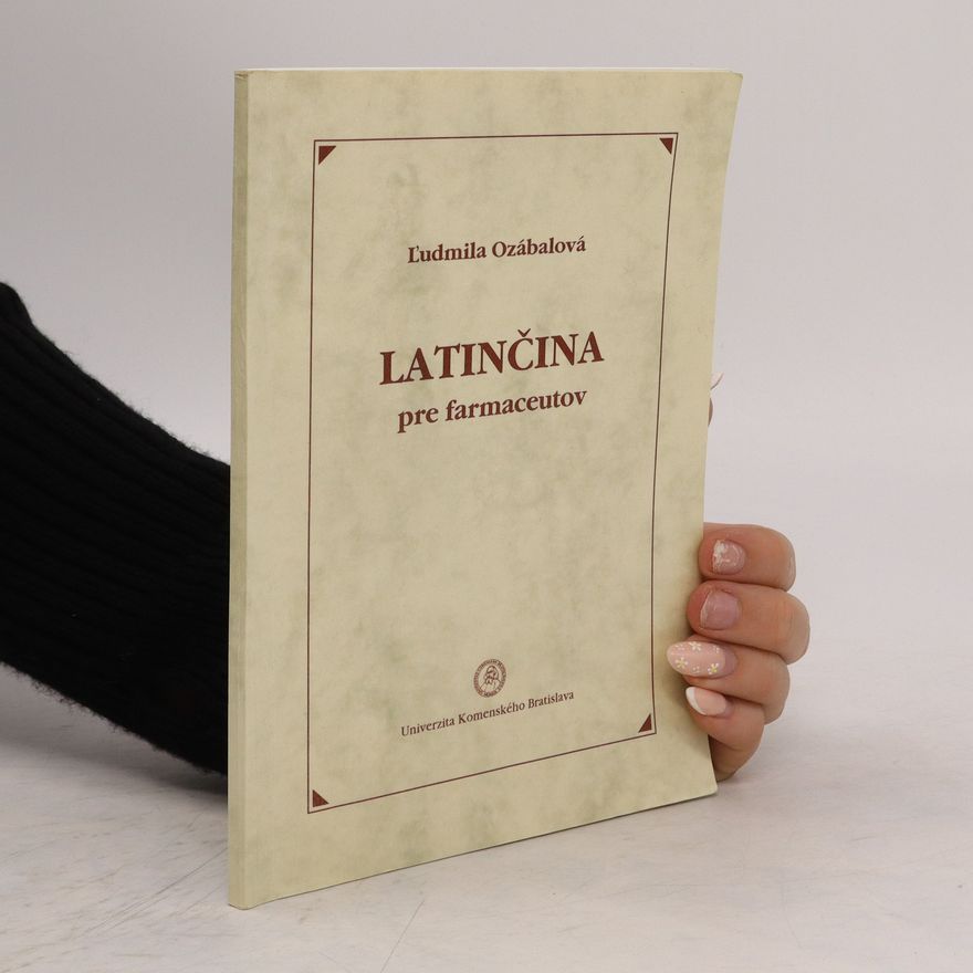 Ľudmila Ozábalová Latinčina pre farmaceutov