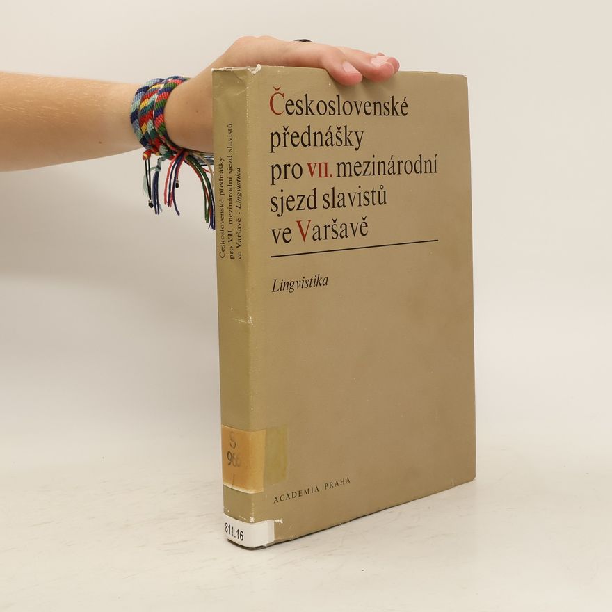 Autorenkollektiv Československé přednášky pro VII. mezinárodní sjezd slavistů ve Varšavě