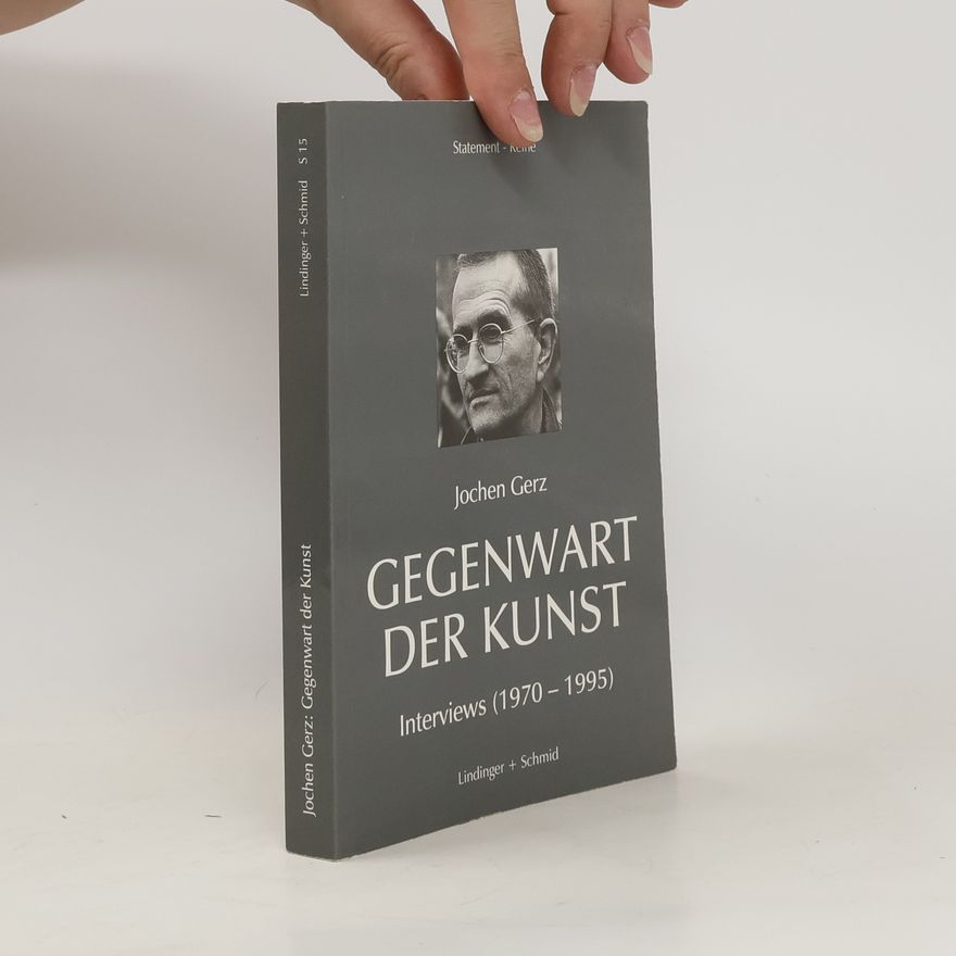 Jochen Gerz Gegenwart der Kunst