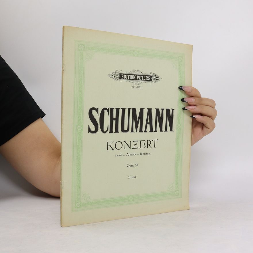 Hans-Georg Schumann Schumann Konzert. Opus 54