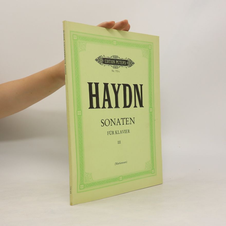 Joseph Haydn Haydn. Sonaten für Klavier III