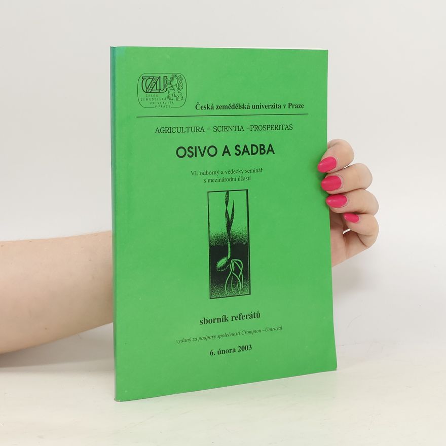 Kolektiv autorů Osivo a sadba