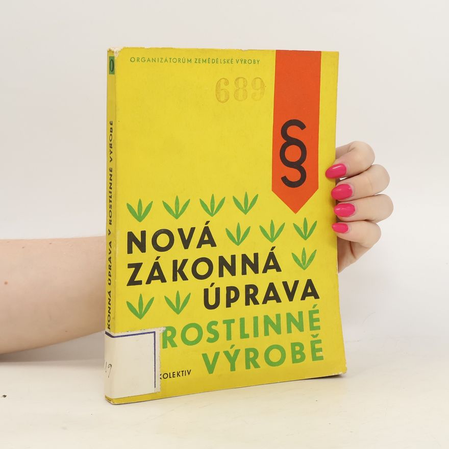 Josef Balík Nová zákonná úprava v rostlinné úpravě