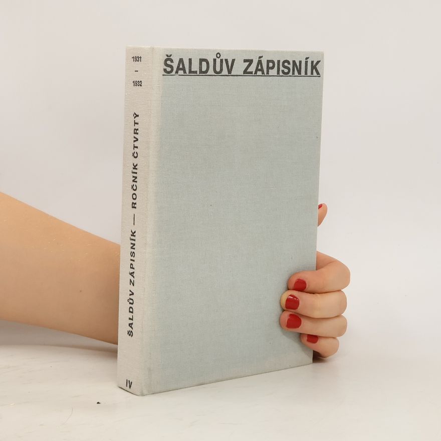 Autorenkollektiv Šaldův zápisník IV