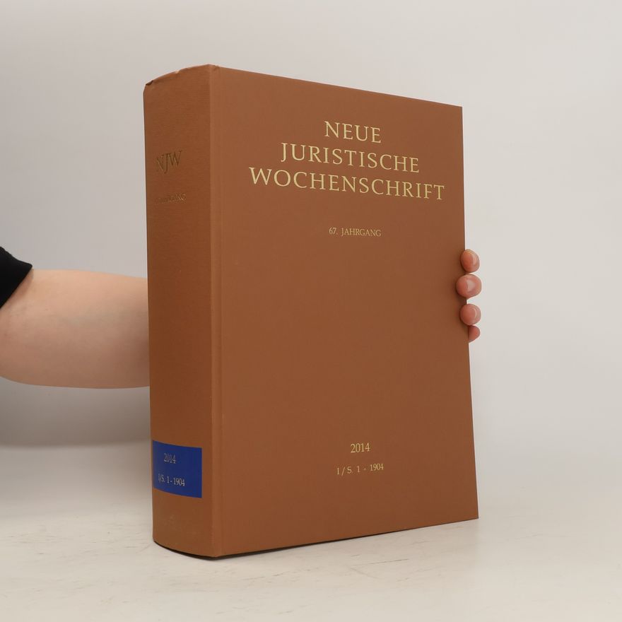 Autorenkollektiv Neue Juristische Wochenschrift 2014 II/S. 1905-3808