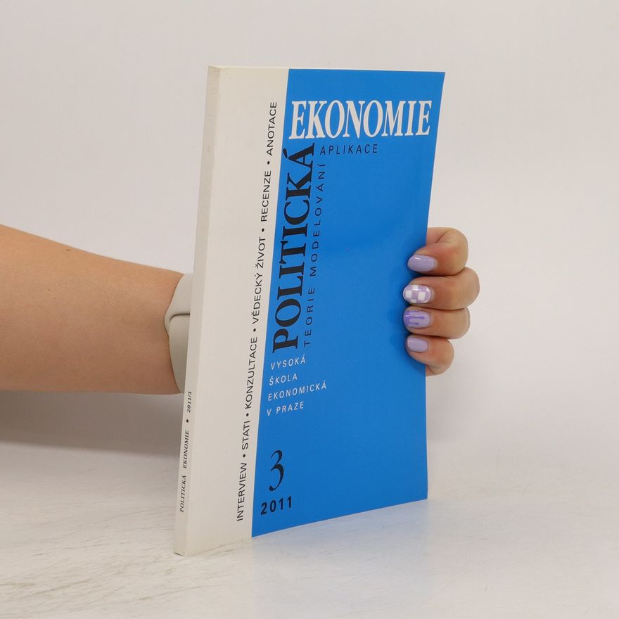 Kolektiv autorů Politická ekonomie. Číslo 3/2011