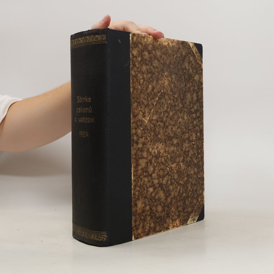Autorenkollektiv Sbírka zákonů a nařízení státu československého 1924