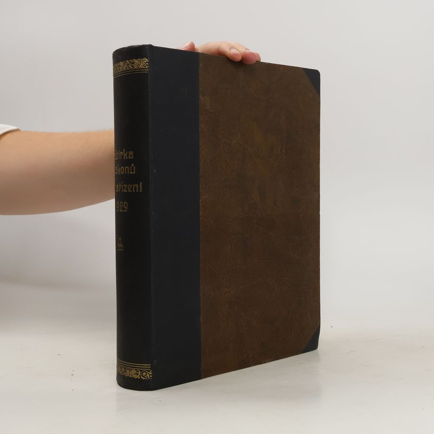 Autorenkollektiv Sbírka zákonů a nařízení státu československého 1929