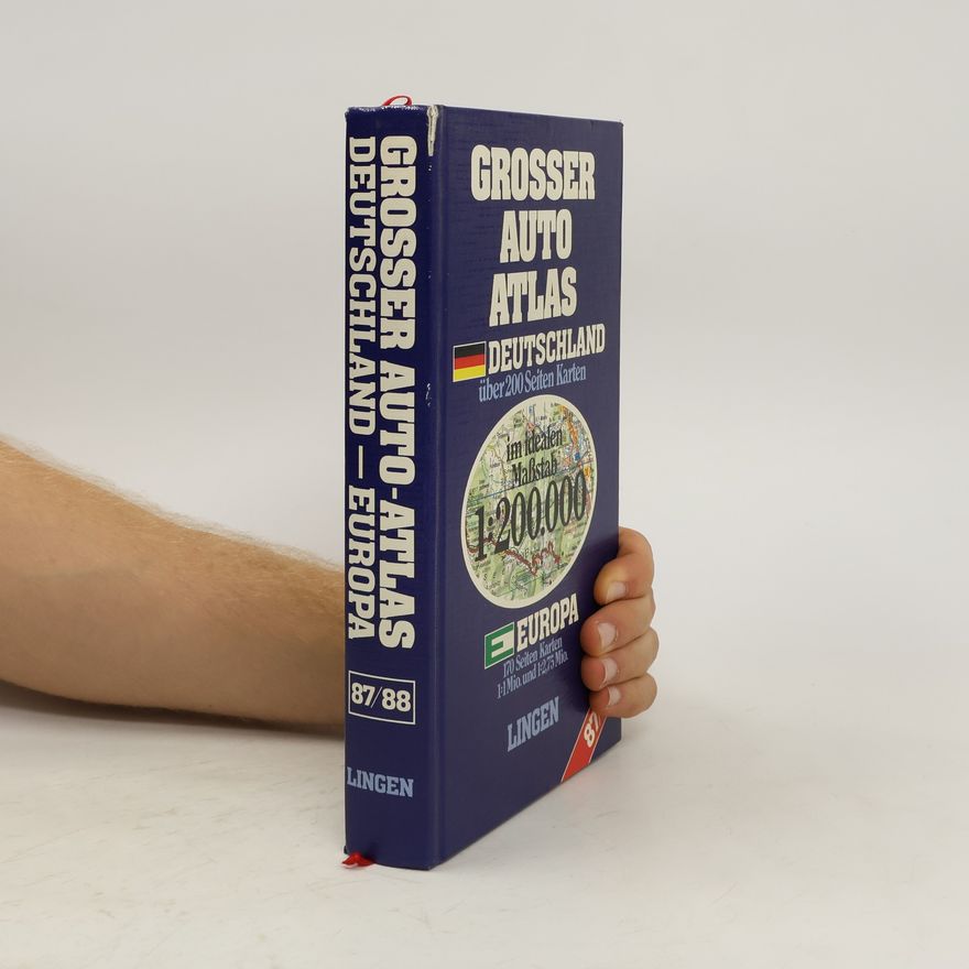 Autorenkollektiv Grosser Auto Atlas Deutschland über 200 Seiten Karten