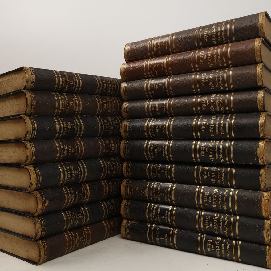 Albert Hauck Realencyklopädie für protestantische. Theologie und Kirche 1-18