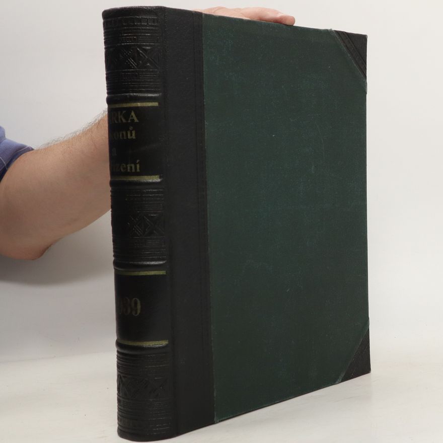 Kolektiv autorů Sbírka zákonů a nařizení 1939