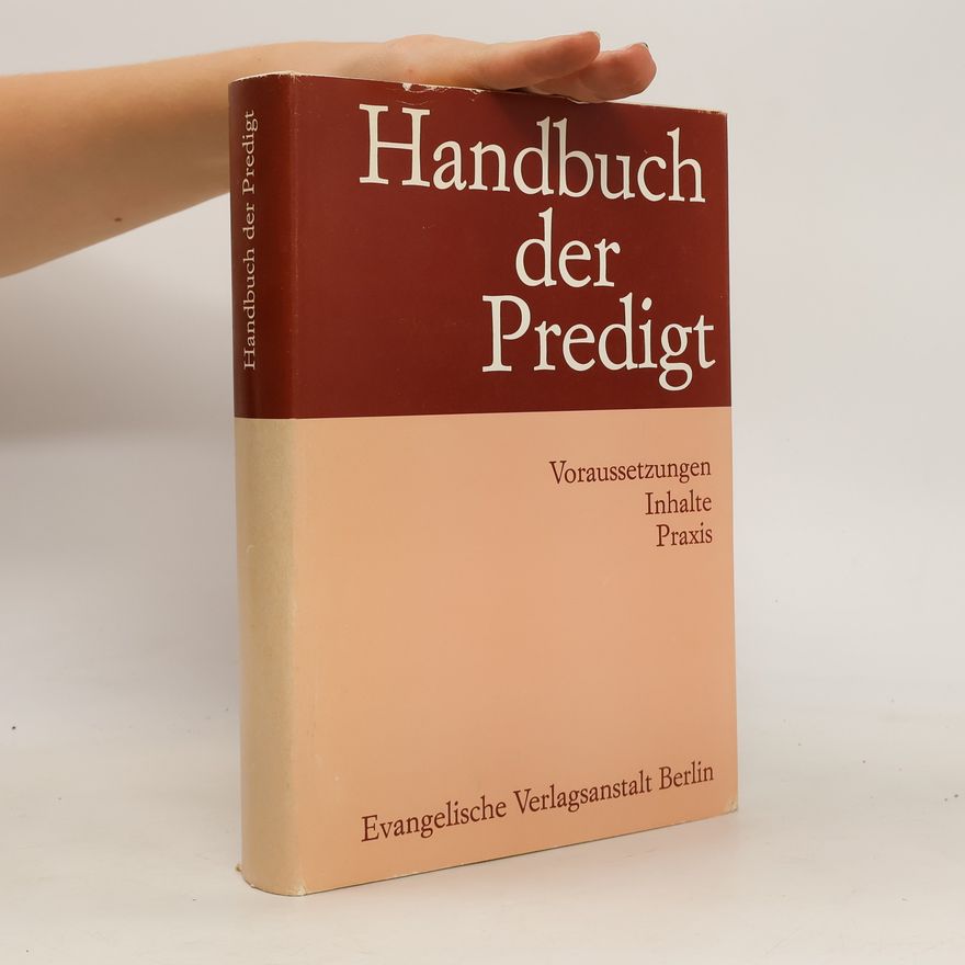 Karl-Heinrich Bieritz Handbuch der Predigt