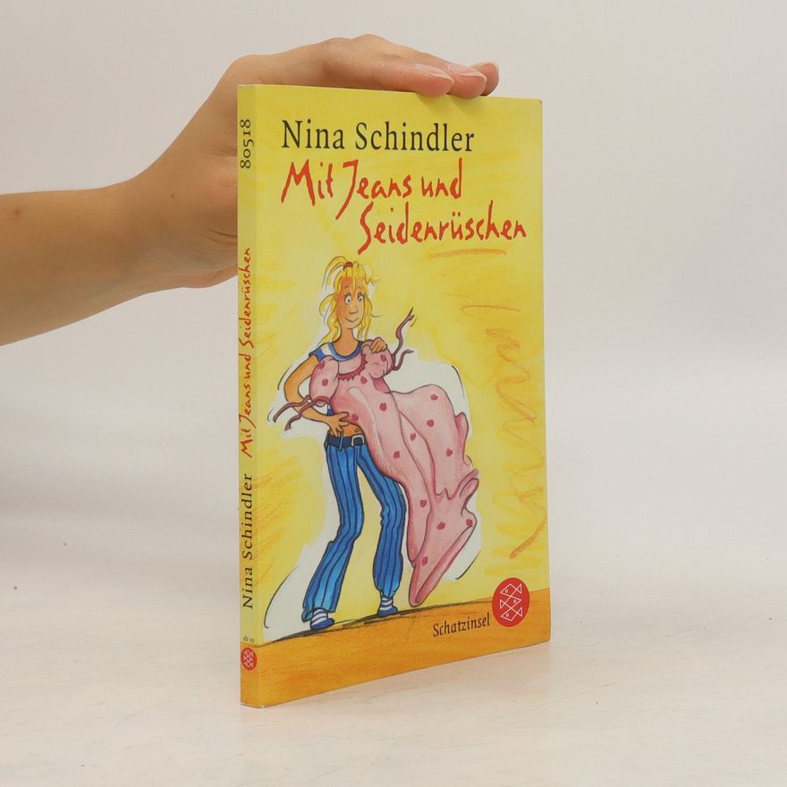 Nina Schindler Mit Jeans und Seidenrüschen