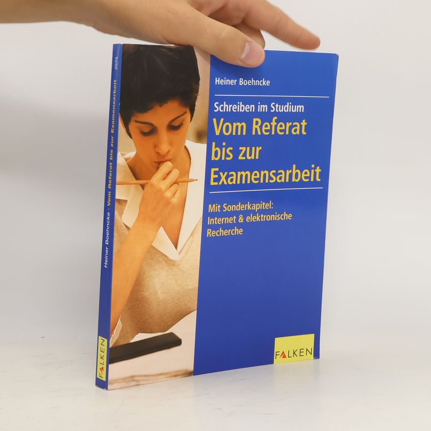 Heiner Boehncke Schreiben im Studium