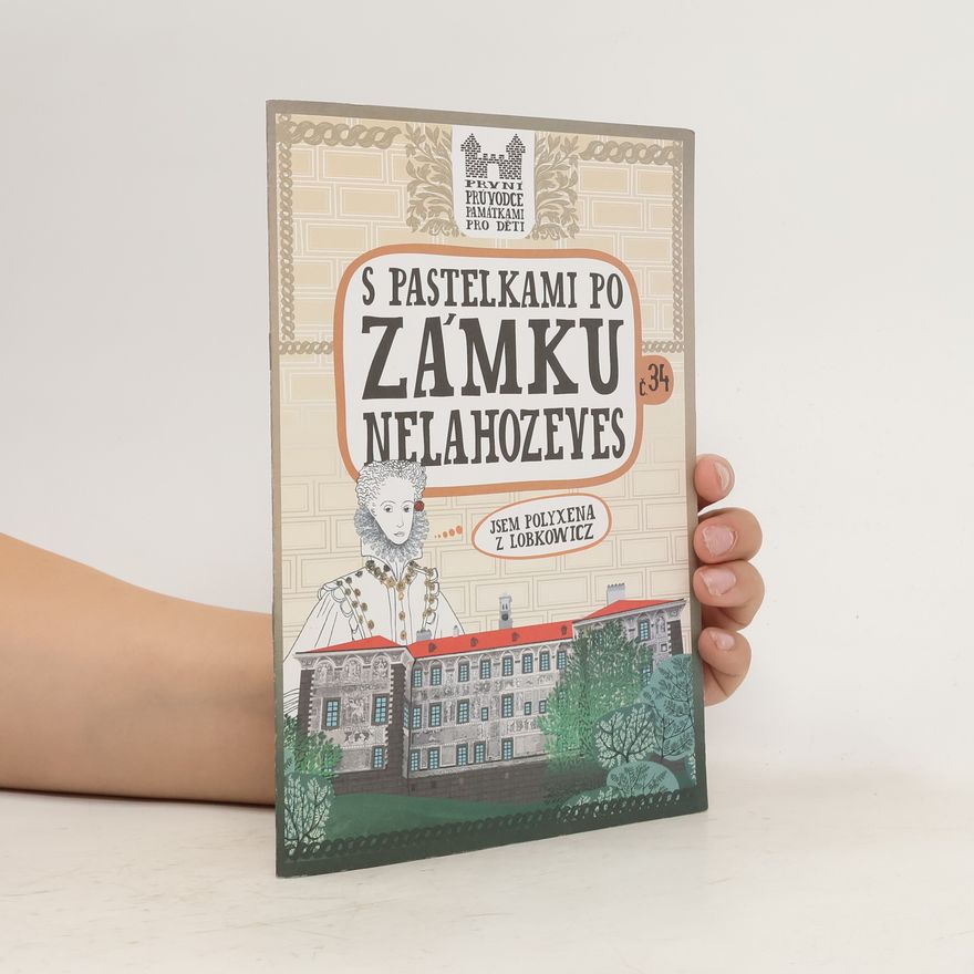 Eva Chupíková S pastelkami po zámku Nelahozeves