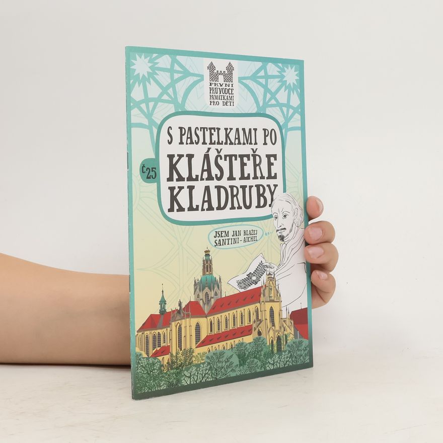 Eva Chupíková S pastelkami po klášteře Kladruby