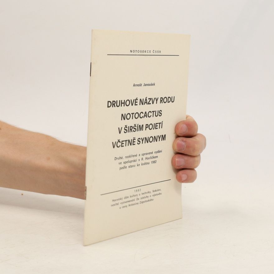 R. Havlíček Druhové názvy rodu Notocactus v širším pojetí včetně synonym