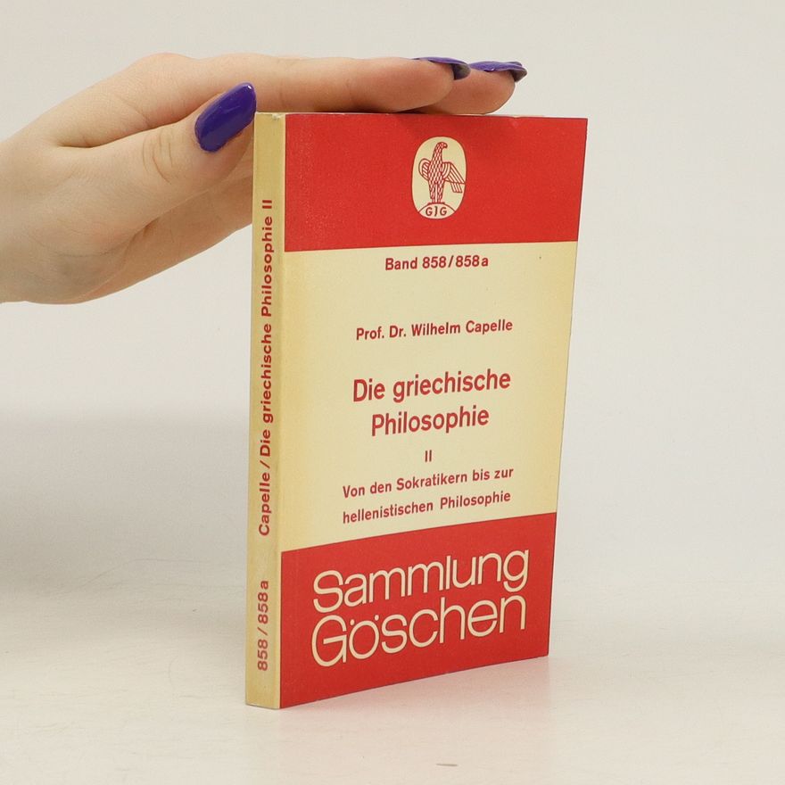 Kolektiv autorů Die griechische Philosophie I