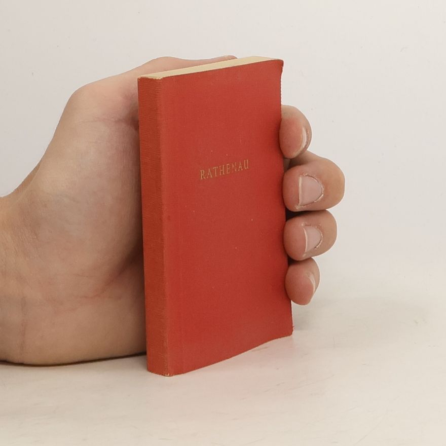 Various authors So spricht Rathenau
