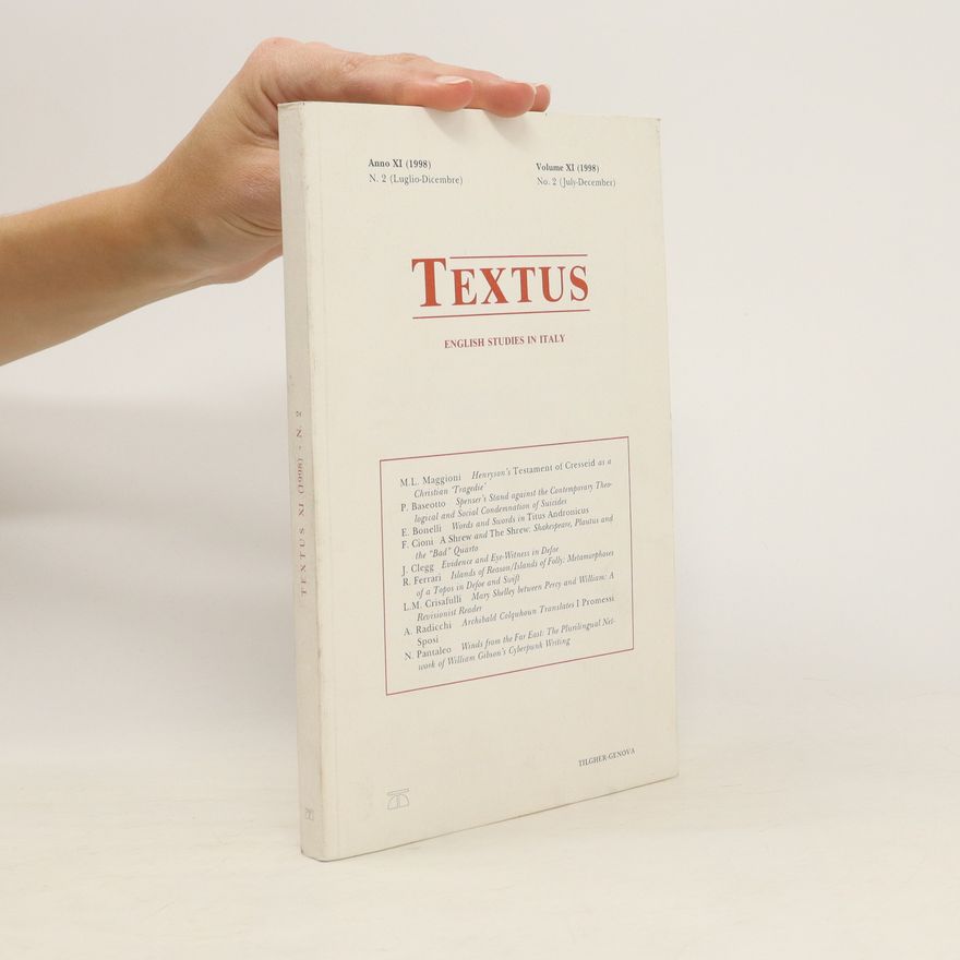 Vita Fortunatti Textus English Studies in Italy