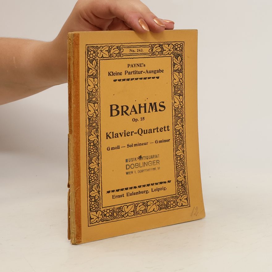 Johannes Brahms Brahms Klavier-Quartett