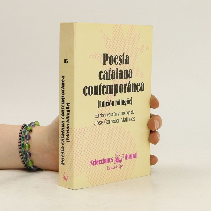José Corredor Matheos Poesía catalana contemporánea