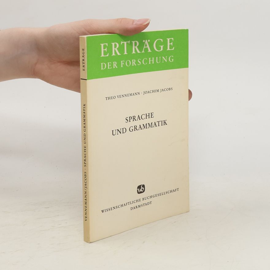 Theo Vennemann Sprache und Grammatik