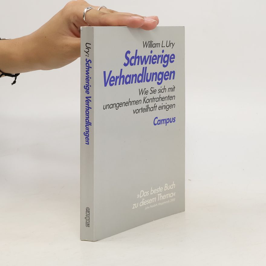 William Ury Schwierige Verhandlungen