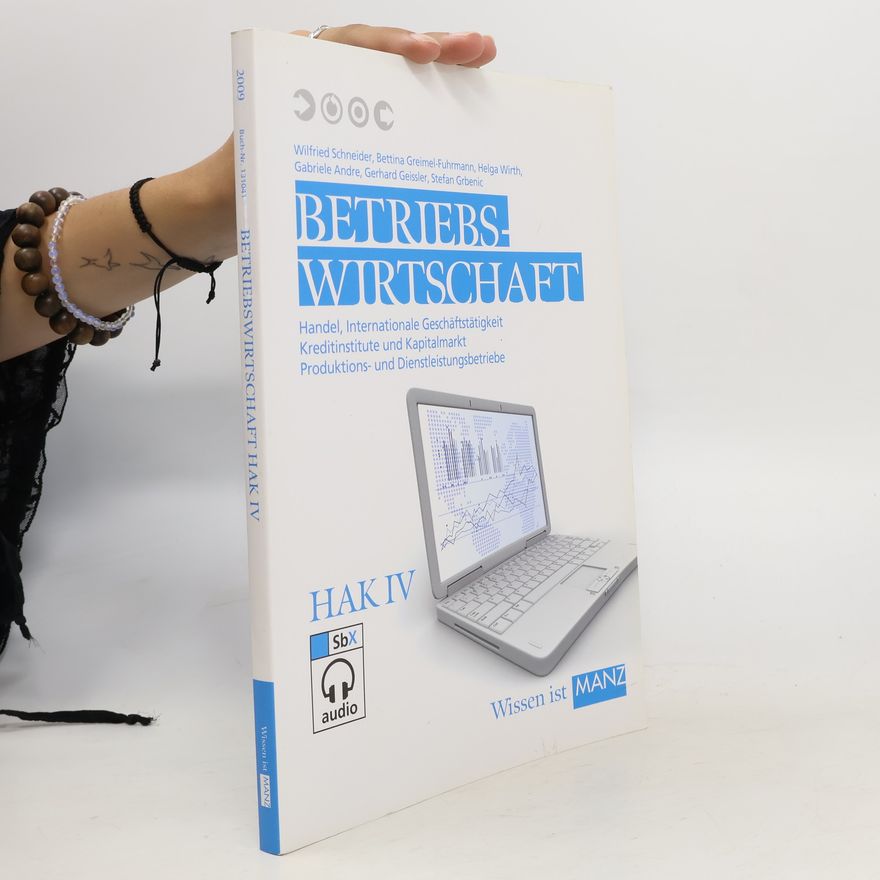 Wilfried Schneider Betriebswirtschaft