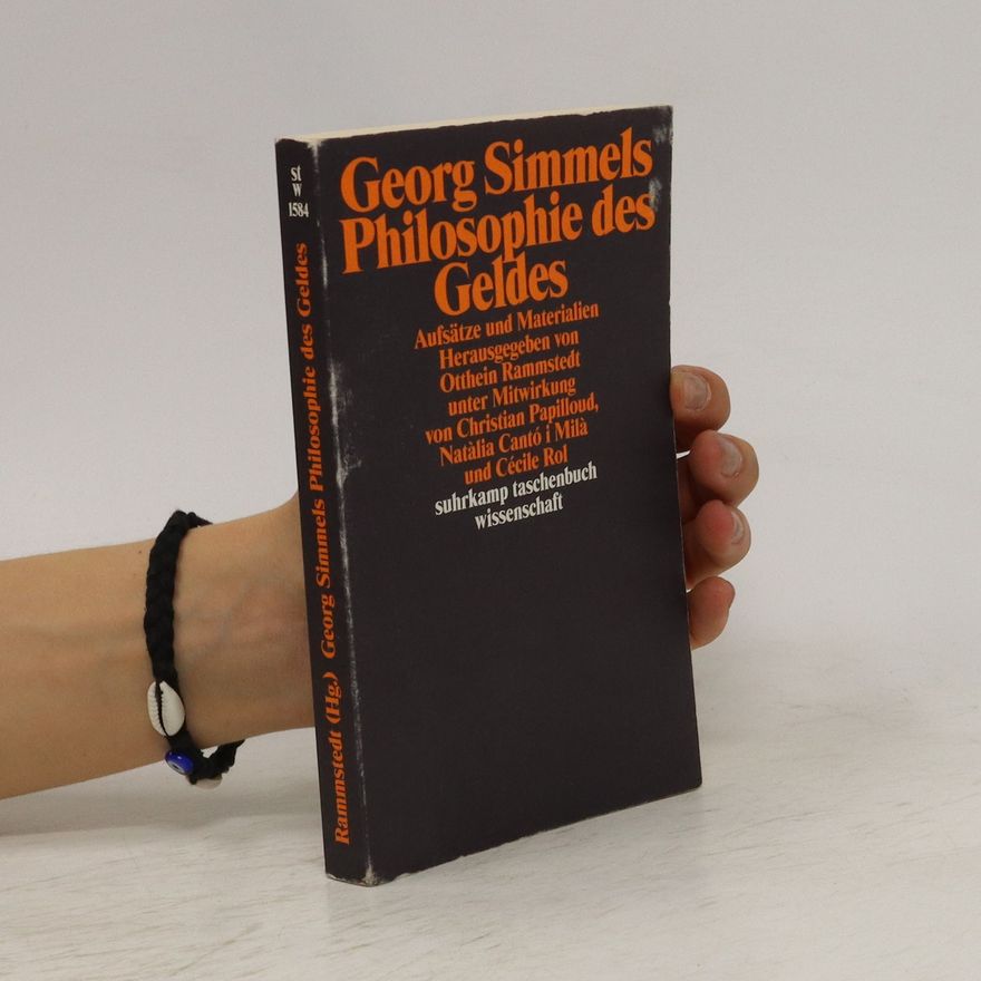 Otthein Rammstedt Georg Simmels Philosophie des Geldes