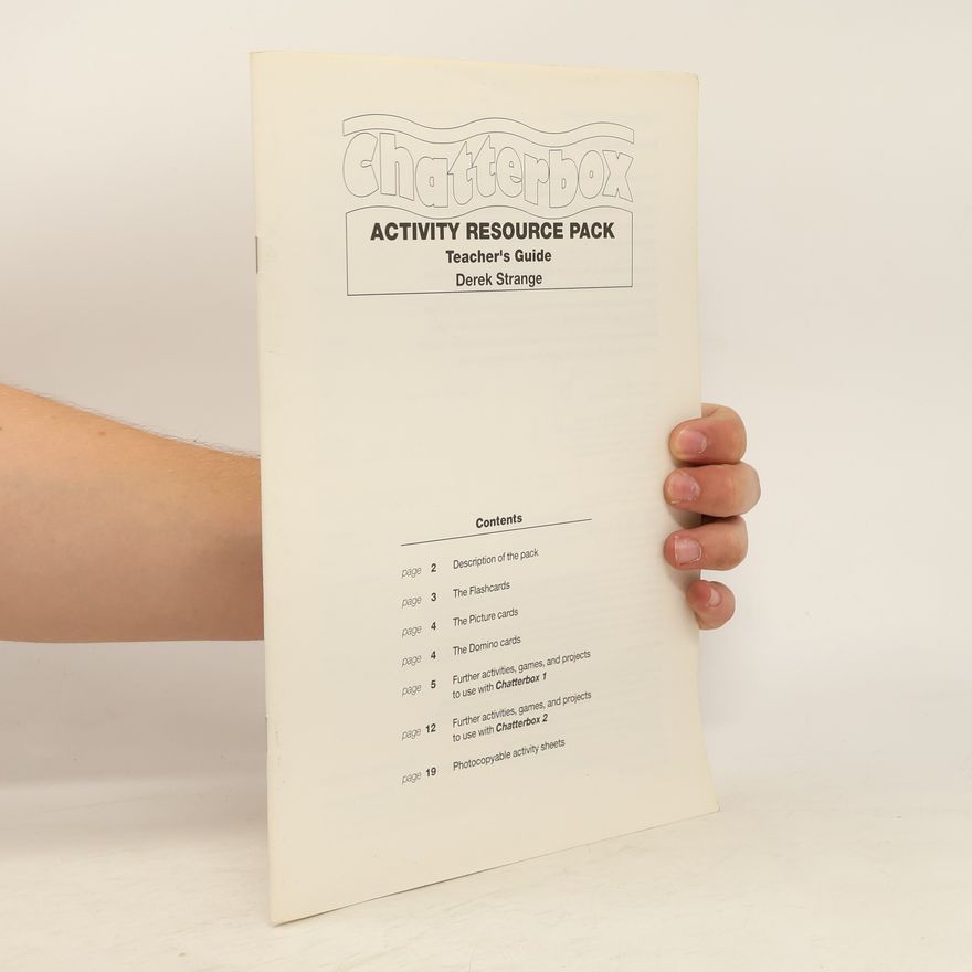 Derek Strange Chatterbox. Activity resource pack. Teacher's guide