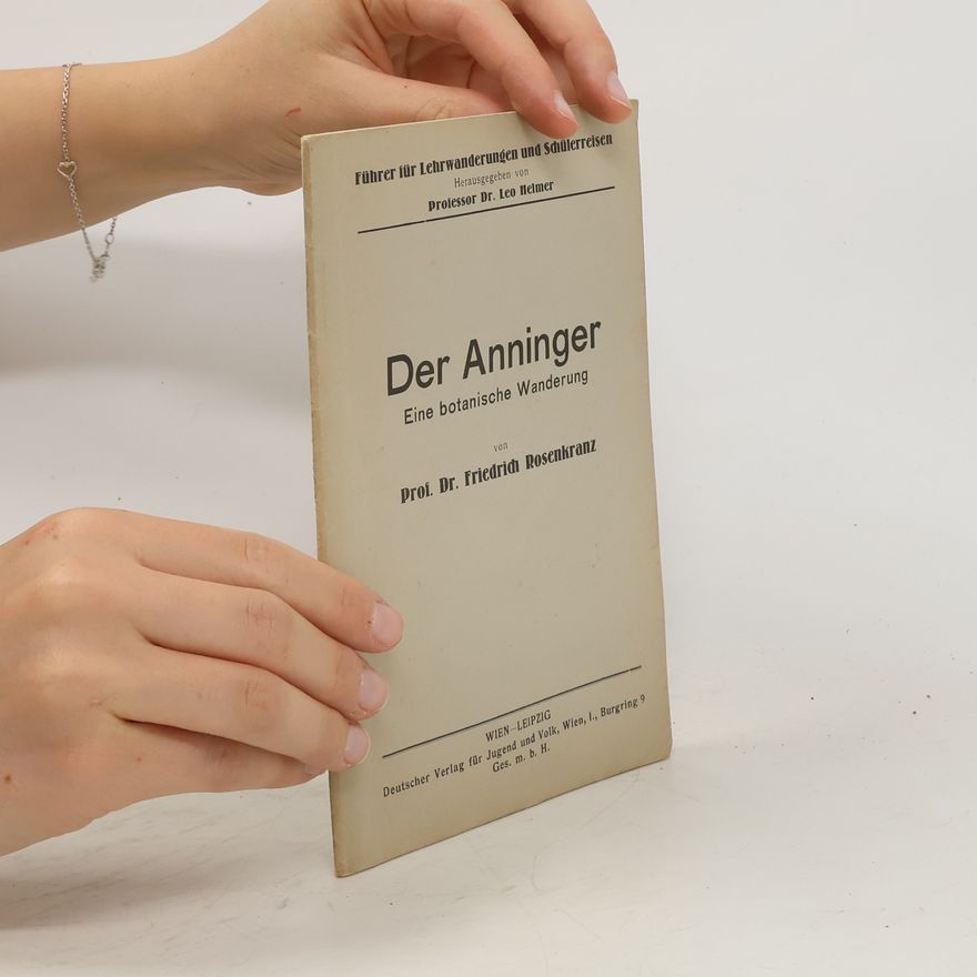 Friedrich Rosenkranz Der Anninger
