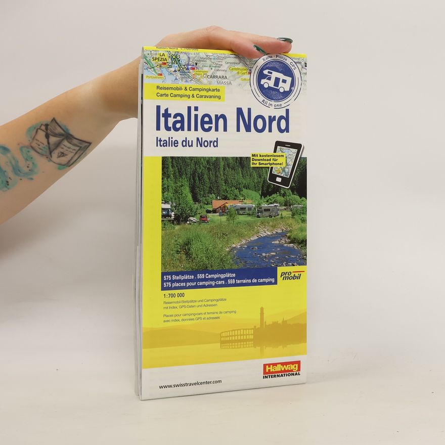 Autorenkollektiv Promobil Reisemobil- & Campingkarte Italien Nord. Promobil Carte Camping & Caravaning Italie du Nord. Promobil Carte die campegg