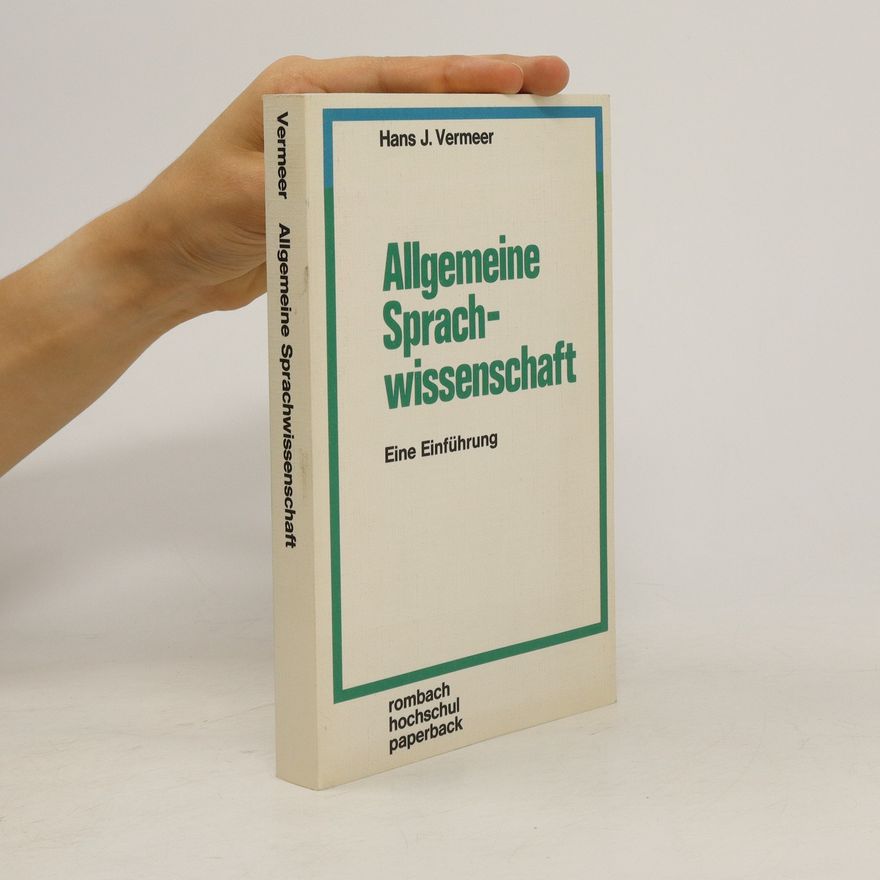 Hans J. Vermeer Allgemeine Sprachwissenschaft