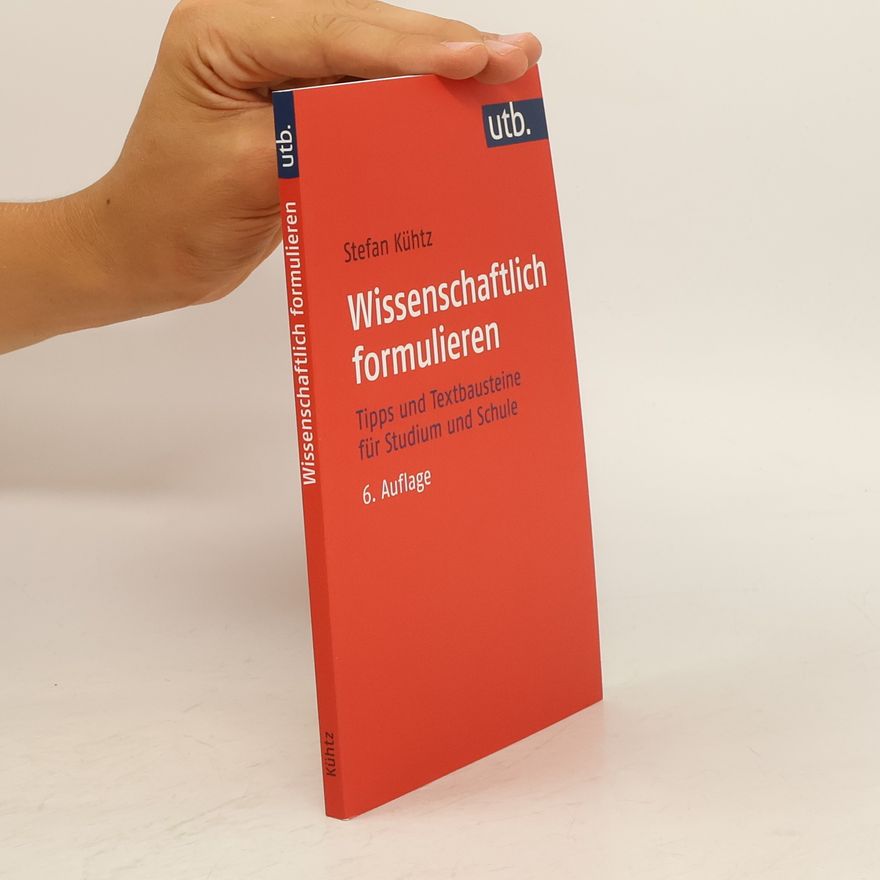 Stefan Kühtz Wissenschaftlich formulieren