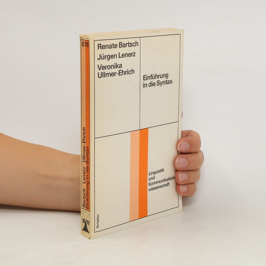Renate Bartsch Einführung in die Syntax