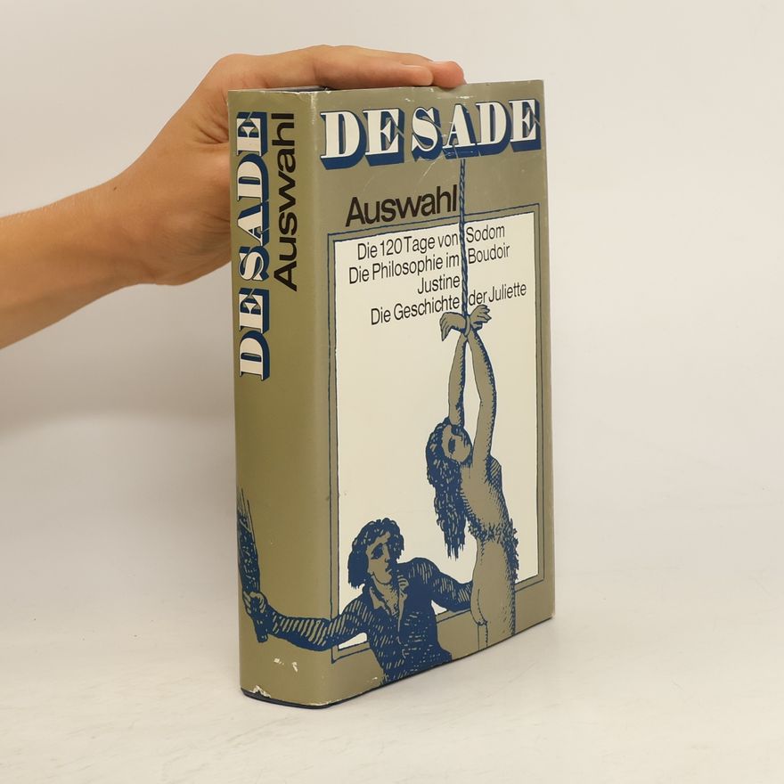 Donatien Alphonse François marquis de Sade Auswahl