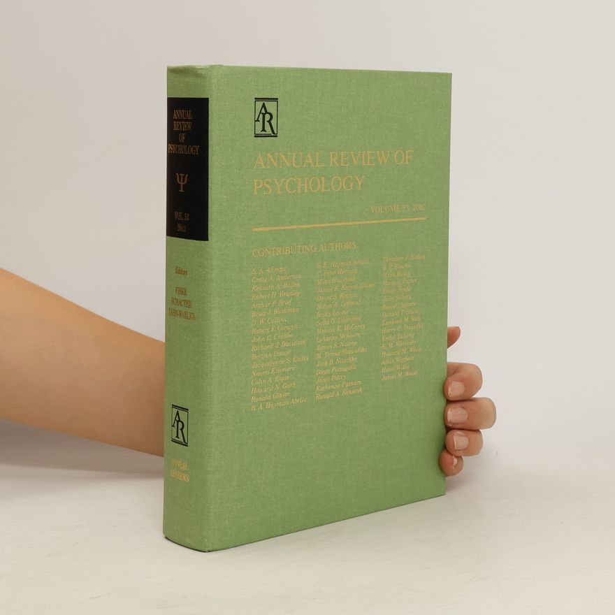 Various authors Annual Review of Psychology. Vol. 53, 2002