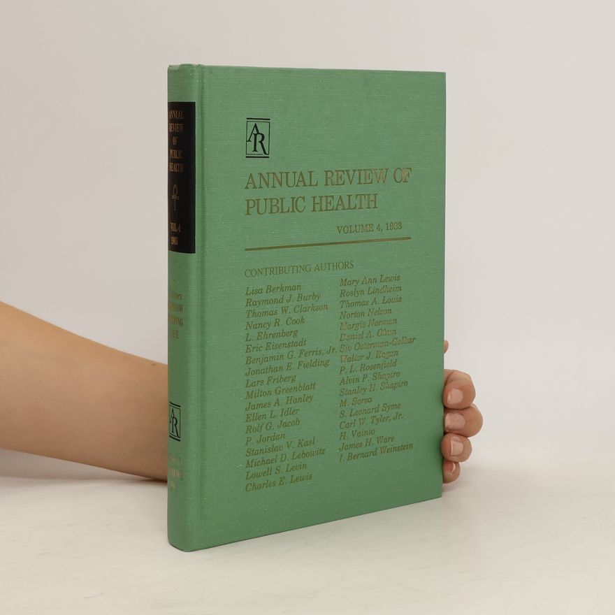 Autorenkollektiv Annual Review of Public Health