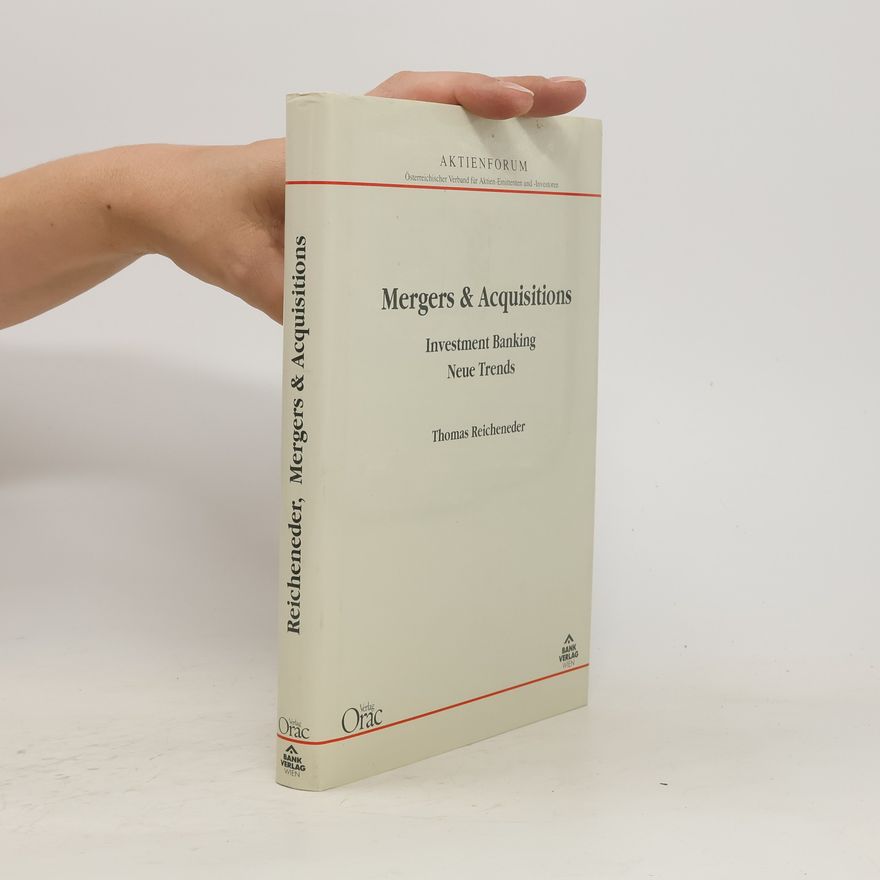 Thomas Reicheneder Mergers & Acquisitions