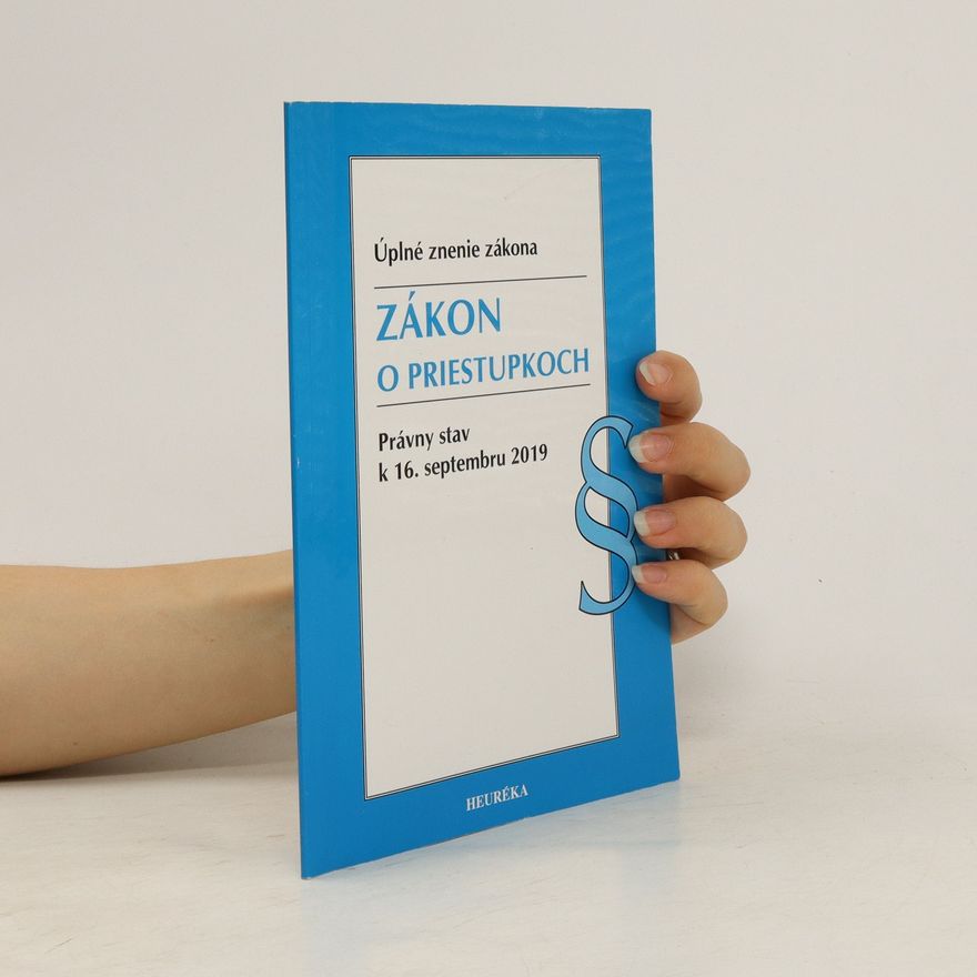 Kolektiv autorů Zákon o priestupkoch, Úzz, 2019