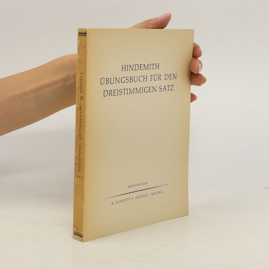 Autorenkollektiv Hindemith Übungsbuch für den Dreistimmigen Satz