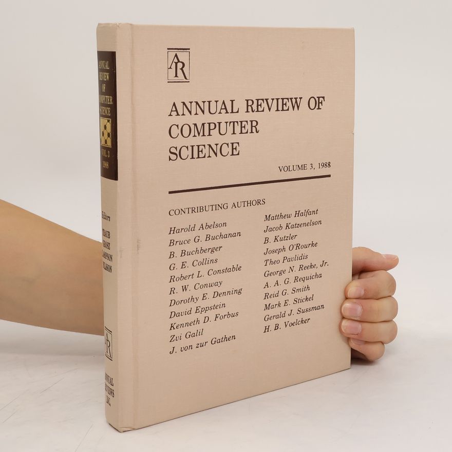 Joseph F. Traub Annual Review of Computer Science