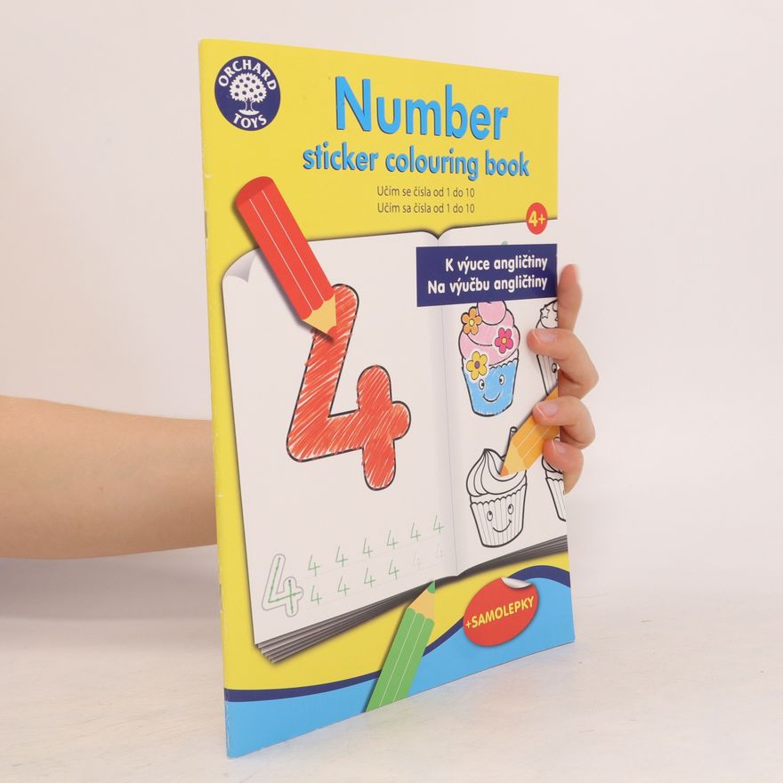 Autorenkollektiv Number Sticker Colouring Book. Učím se čísla od 1 do 10 = učím sa čísla od 1 do 10