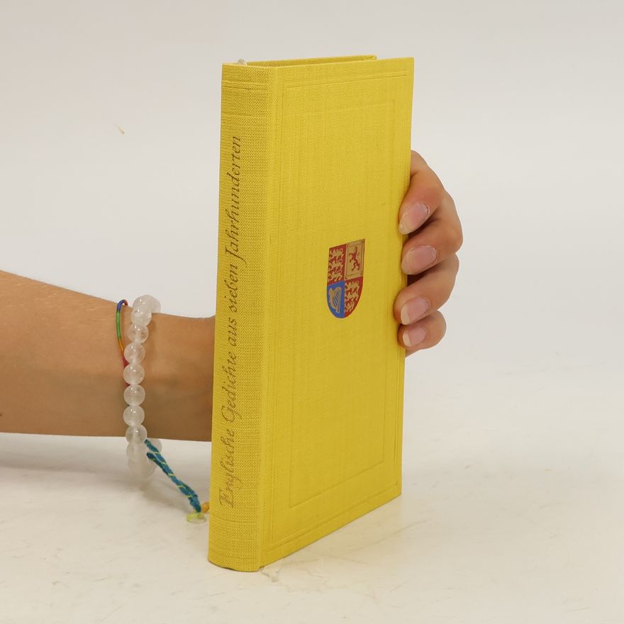 Various authors Englische Gedichte aus sieben Jahrhunderten