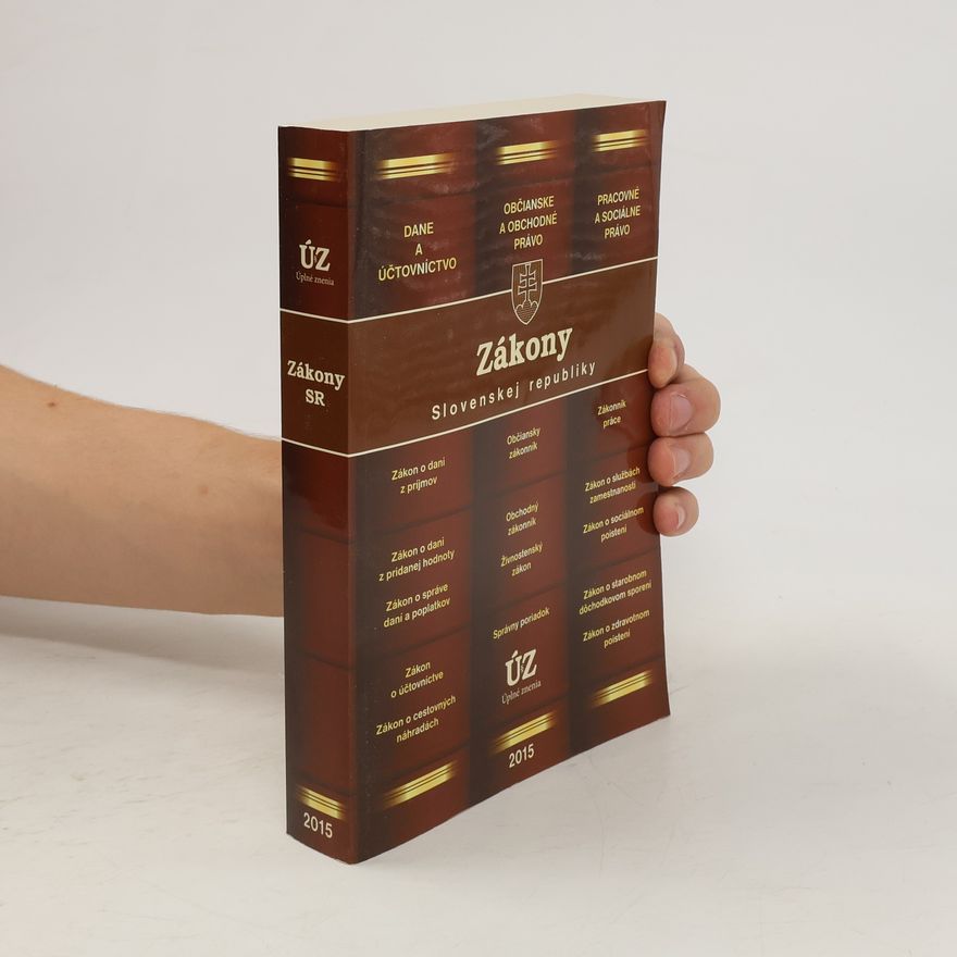 Kolektiv autorů Zákony SR 2015