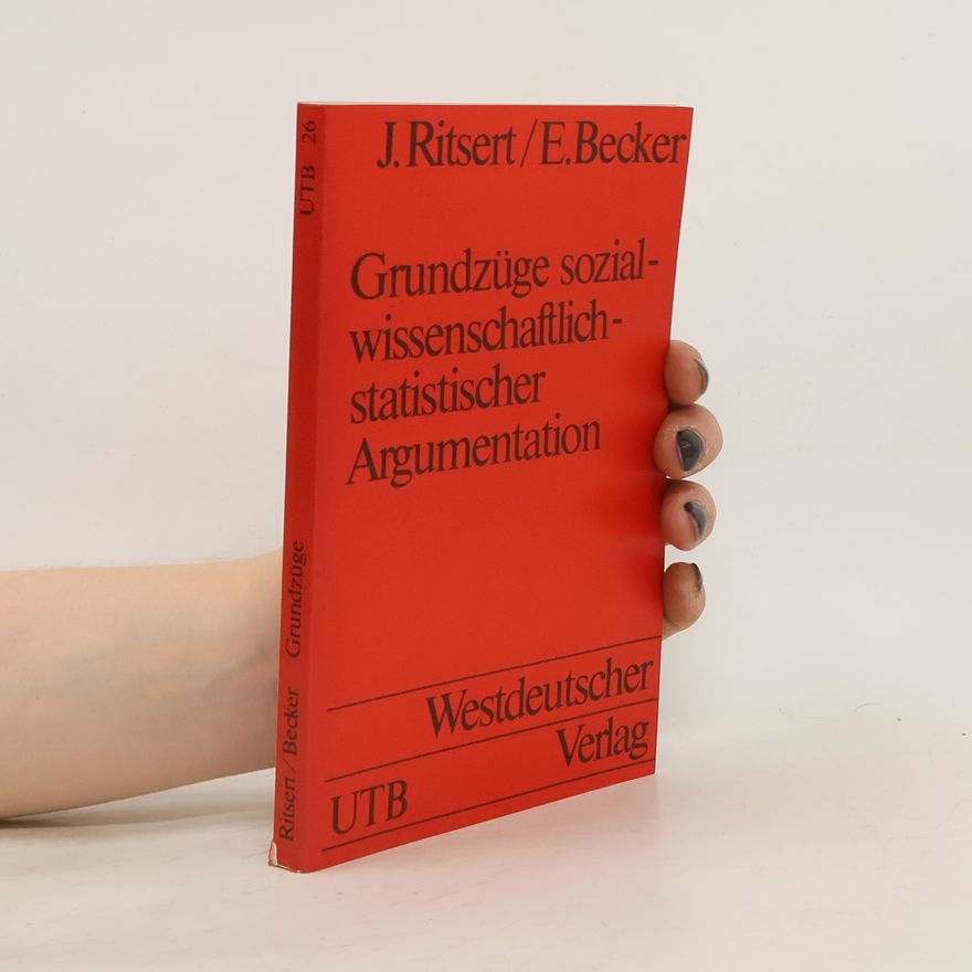 Jürgen Ritsert Grundzüge sozialwissenschaftlich-statistischer Argumentation